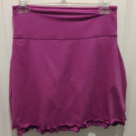 PETER MILLAR skort Ruffles tennis Purple Women's Size X-small Running Pockets - Picture 6 of 6